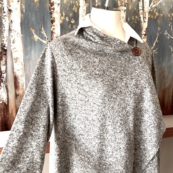 Bobeau One Button Sweater Cardigan - Picture 2 of 8